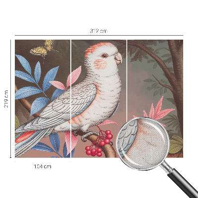 Peel and stick wall mural for kids' room Tropical nature
