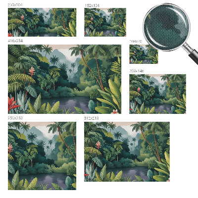 3D wall mural Exotic scenery