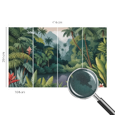 3D wall mural Exotic scenery