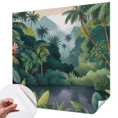 3D wall mural Exotic scenery