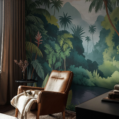 3D wall mural Exotic scenery