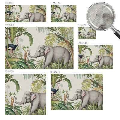 3D photo wallpaper mural with an exotic scene