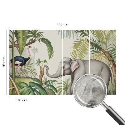 3D photo wallpaper mural Exotic scene