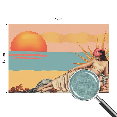 Peel and stick wall mural featuring 