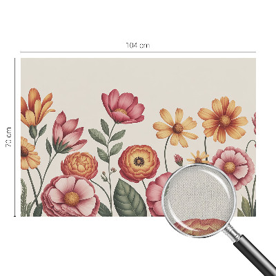 Self-adhesive photo wallpaper Floral arrangement
