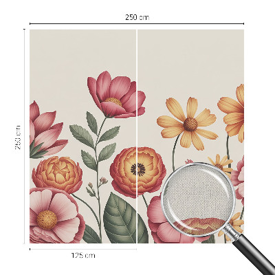 Self-adhesive photo wallpaper Floral arrangement