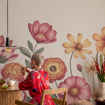 Self-adhesive photo wallpaper Floral arrangement