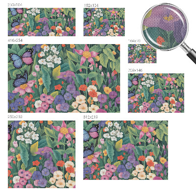 Peel and stick wall mural for bedroom Flower explosion