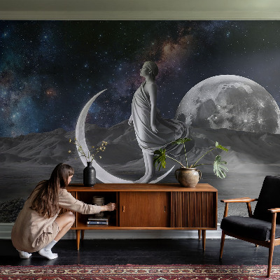 Children's wall mural with a Night Dreams design