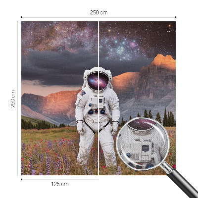 Peel and stick wallpaper mural Cosmic landscape