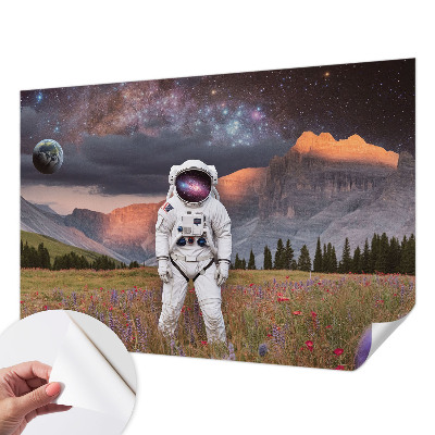 Peel and stick wallpaper mural Cosmic landscape