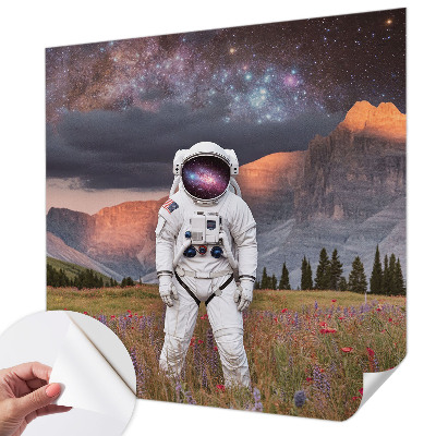 Peel and stick wallpaper mural Cosmic landscape