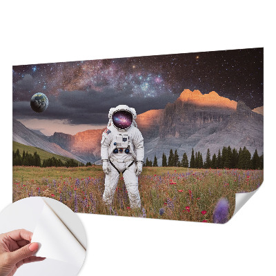 Peel and stick wallpaper mural Cosmic landscape