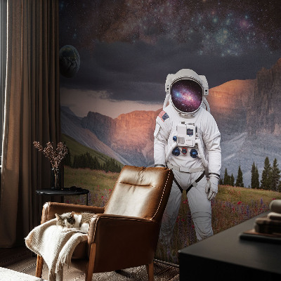 Peel and stick wallpaper mural Cosmic landscape