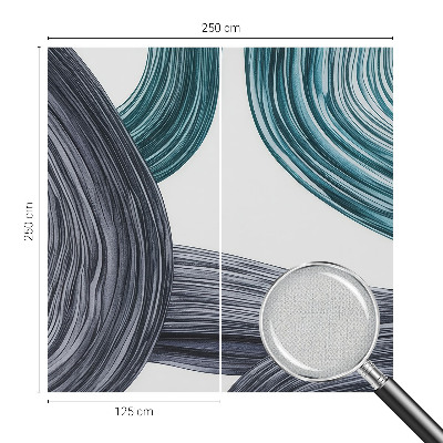 3D photo wallpaper mural Fluid lines