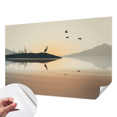 Peel and stick wall mural for kids' room Morning silence