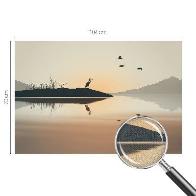 Peel and stick wall mural for kids' room Morning silence