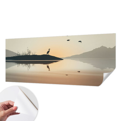Peel and stick wall mural for kids' room Morning silence
