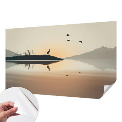 Peel and stick wall mural for kids' room Morning silence