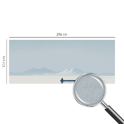 Nursery wall mural Minimalist landscape
