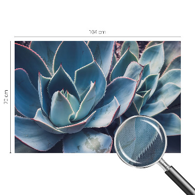 Children's wall mural Green aloe