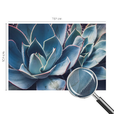 Children's wall mural Green aloe