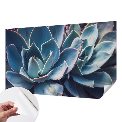 Children's wall mural Green aloe