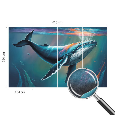 Baby room wall mural Sea giant