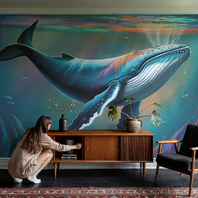 Baby room wall mural Sea giant