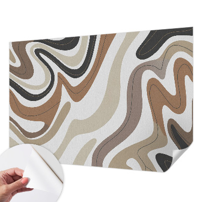 Peel and stick wallpaper mural Harmonious waves