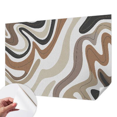 Peel and stick wallpaper mural Harmonious waves