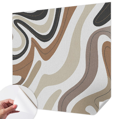 Peel and stick wallpaper mural Harmonious waves