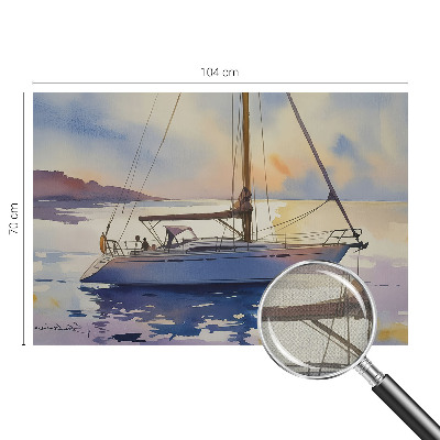 Self-adhesive photo wallpaper Sailboat West