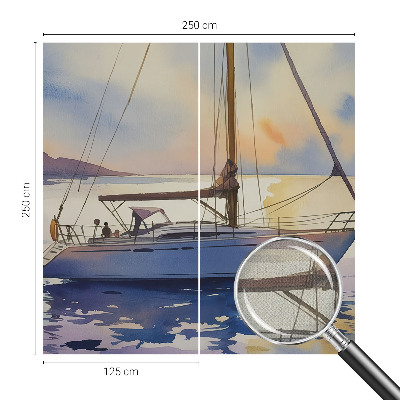 Self-adhesive photo wallpaper Sailboat West