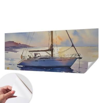 Self-adhesive photo wallpaper Sailboat West