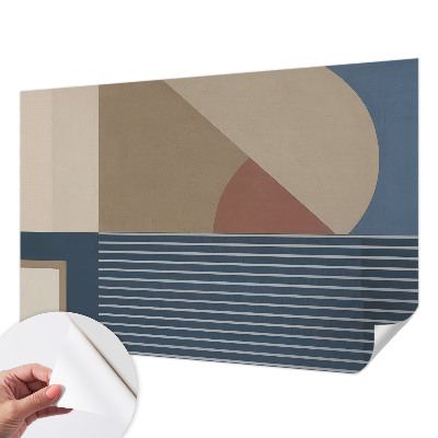 Self-adhesive wall mural Harmonious geometry