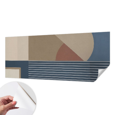 Self-adhesive wall mural Harmonious geometry