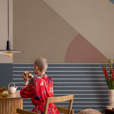 Self-adhesive wall mural Harmonious geometry