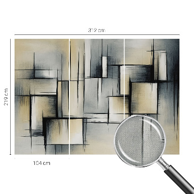 Children's wall mural Abstract geometry