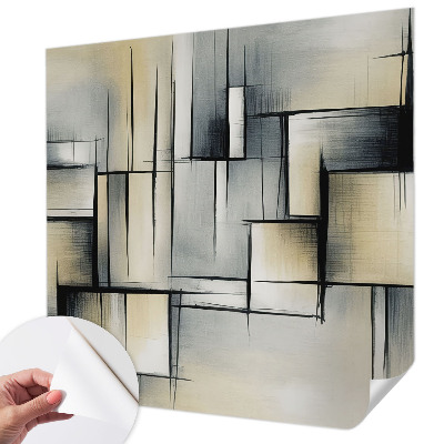 Children's wall mural Abstract geometry