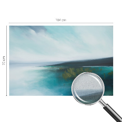 Removable wall mural with the Water Harmony design