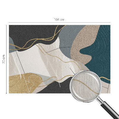 Nursery wall mural Abstract forms