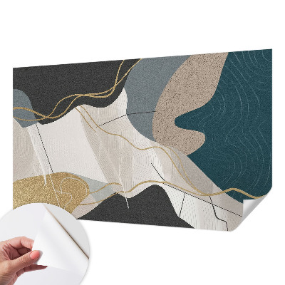 Nursery wall mural Abstract forms