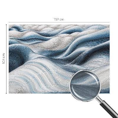 Removable wall mural wallpaper Soft waves