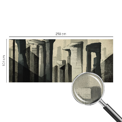 Peel and stick wall mural for kids' room Raw architecture