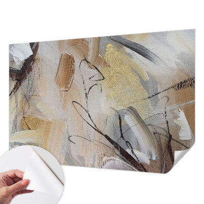 Self-adhesive wall mural Abstract composition