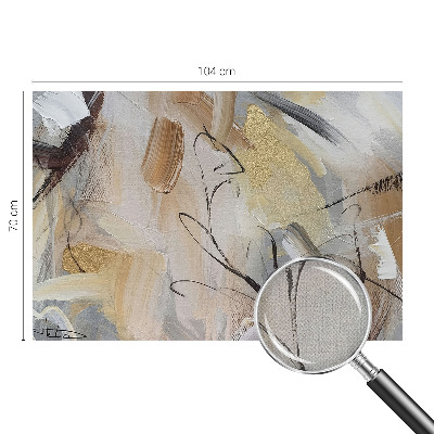 Self-adhesive wall mural Abstract composition
