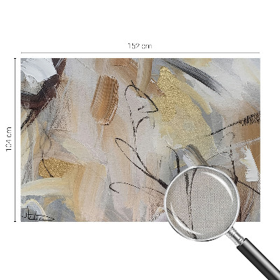 Self-adhesive wall mural Abstract composition