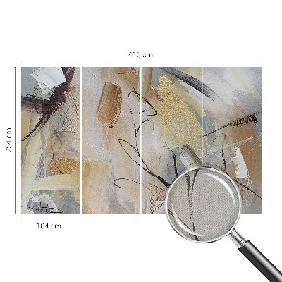 Self-adhesive wall mural Abstract composition