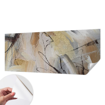 Self-adhesive wall mural Abstract composition
